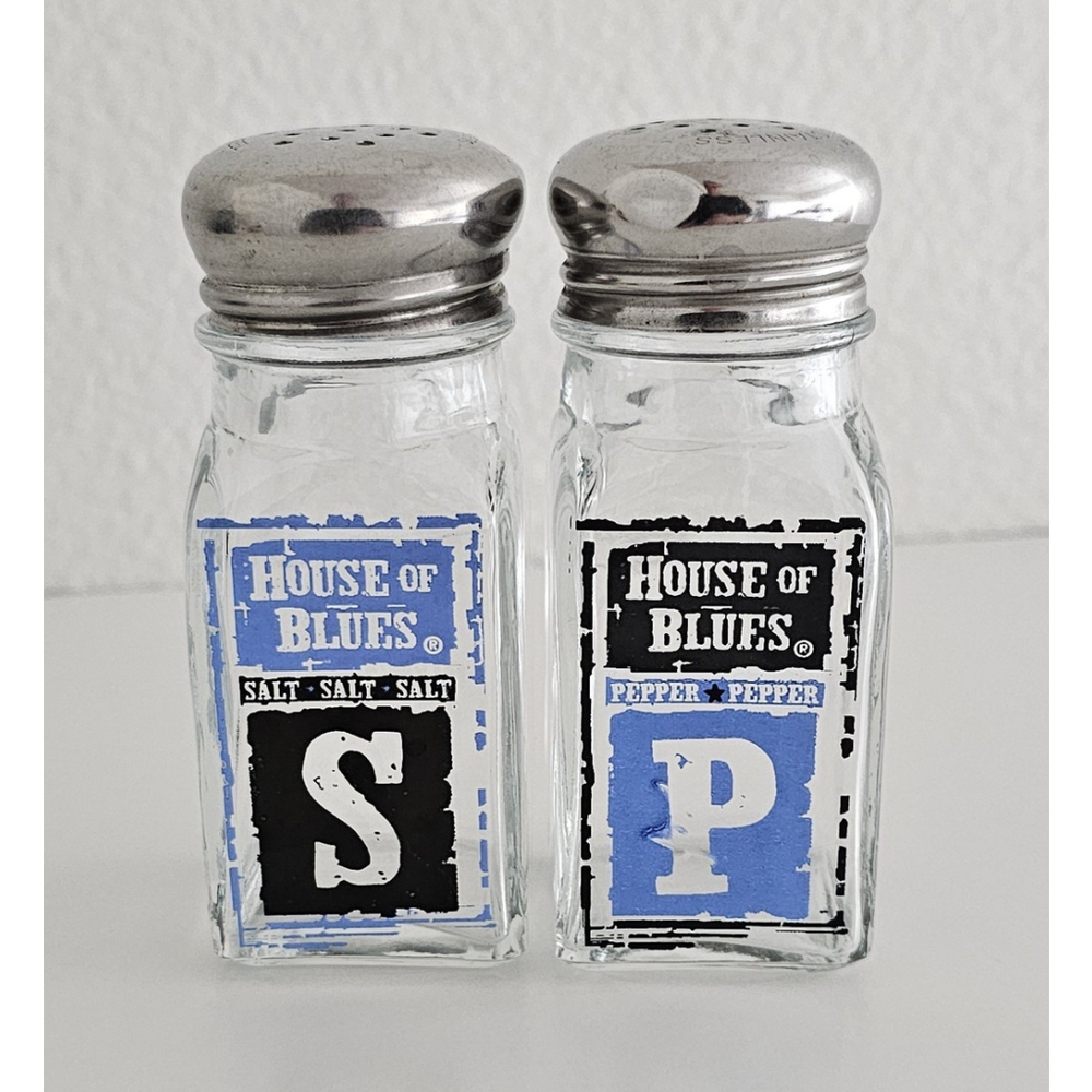 House of Blues Salt & Pepper Shakers for Blues Music Lovers Unique Gift Idea